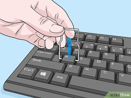 Como quitar las teclas de un teclado para limpiarlo