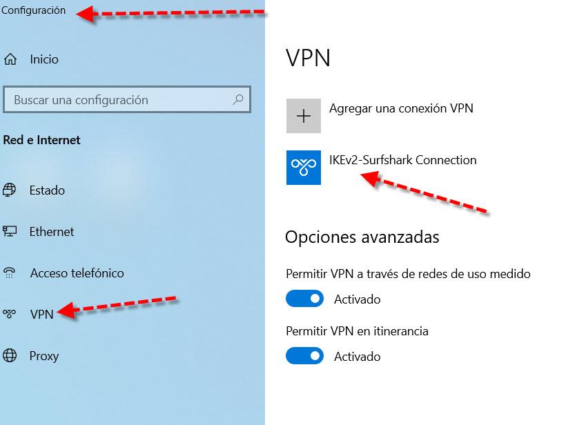 Como saber si tengo una VPN activa