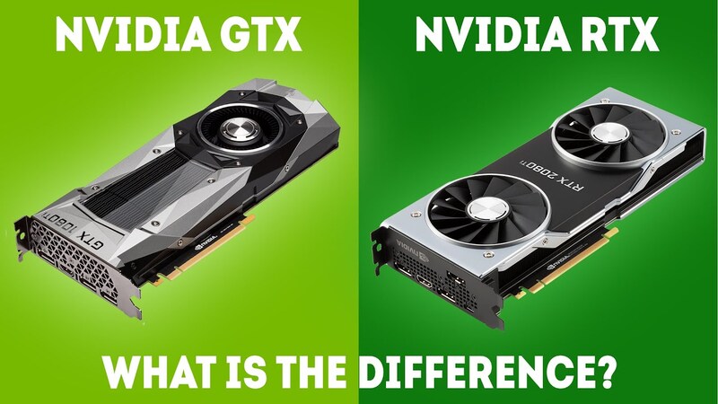 Cual es la diferencia entre RTX y GTX